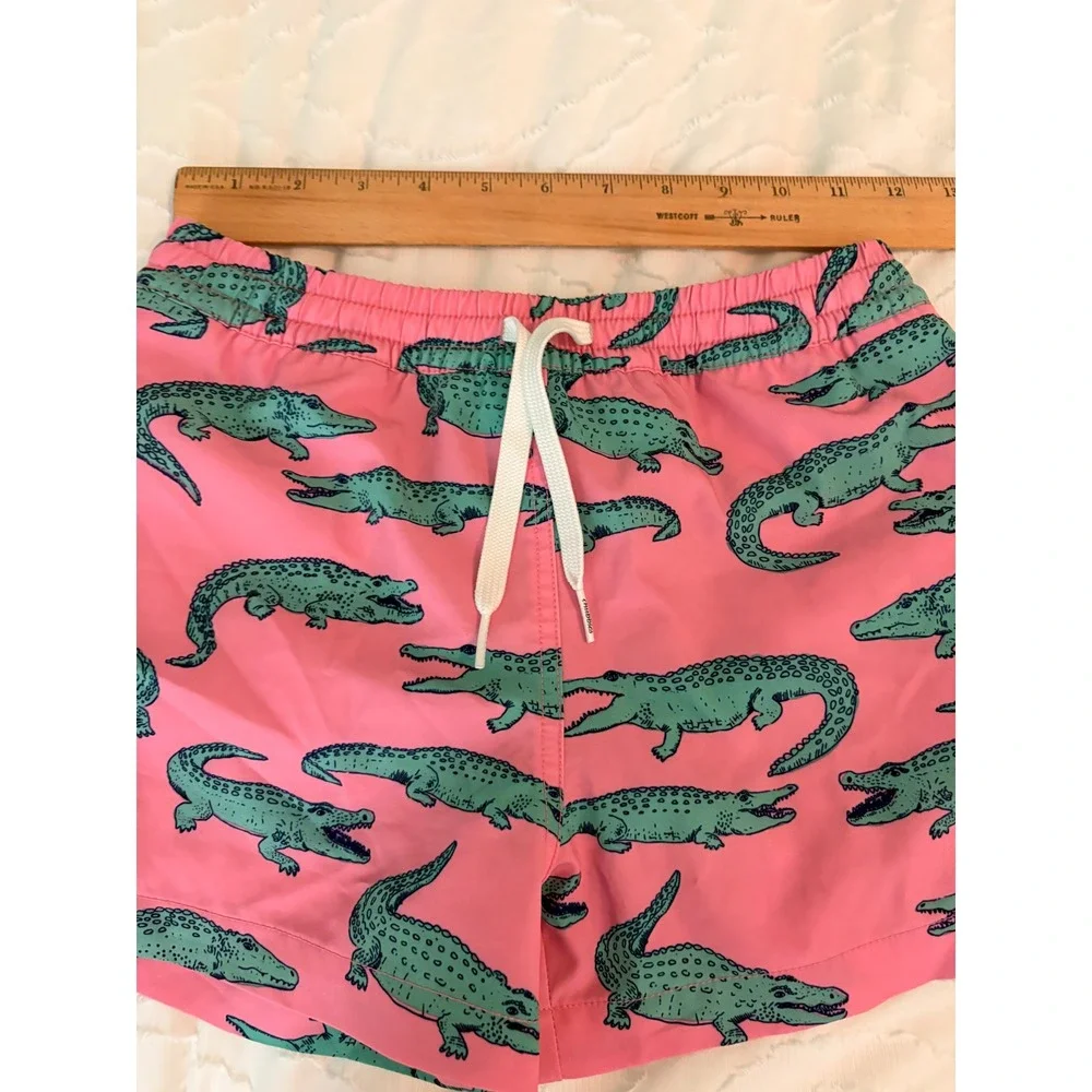 Chubbies Kids The Glades Classic Lined Swim Trunks- Youth Size Small